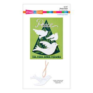 Peace Dove Etched Dies by Stampendous