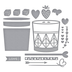 Love on the Rocks Etched Dies from the Love on the Rocks Collection