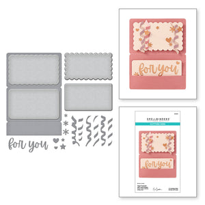 Treat Yourself Gift Card Holder Etched Dies by Nina Boettcher
