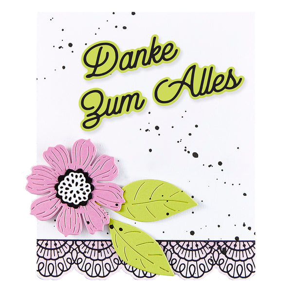 German Everyday Sentiments Etched Dies