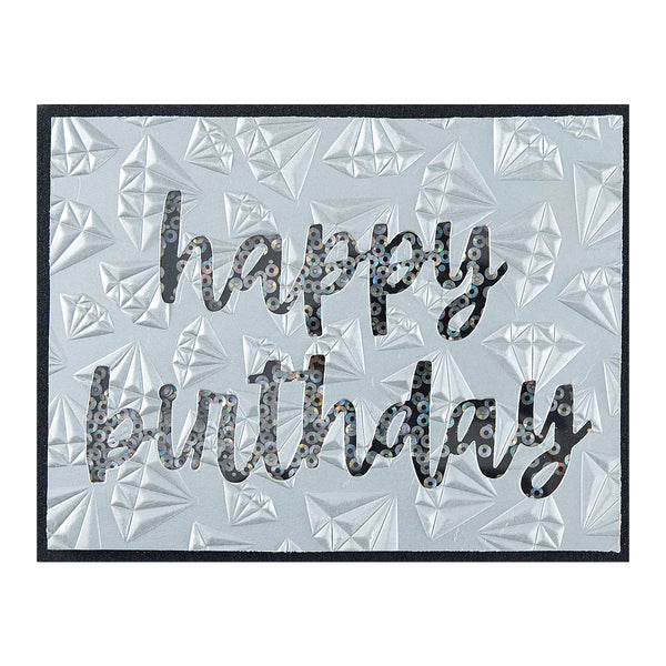 Birthday Cheers Etched Dies by Nina Boettcher