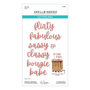 Fabulous Birthday Etched Dies by Nina Boettcher