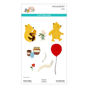Pooh & Piglet Etched Dies with Simple Stories