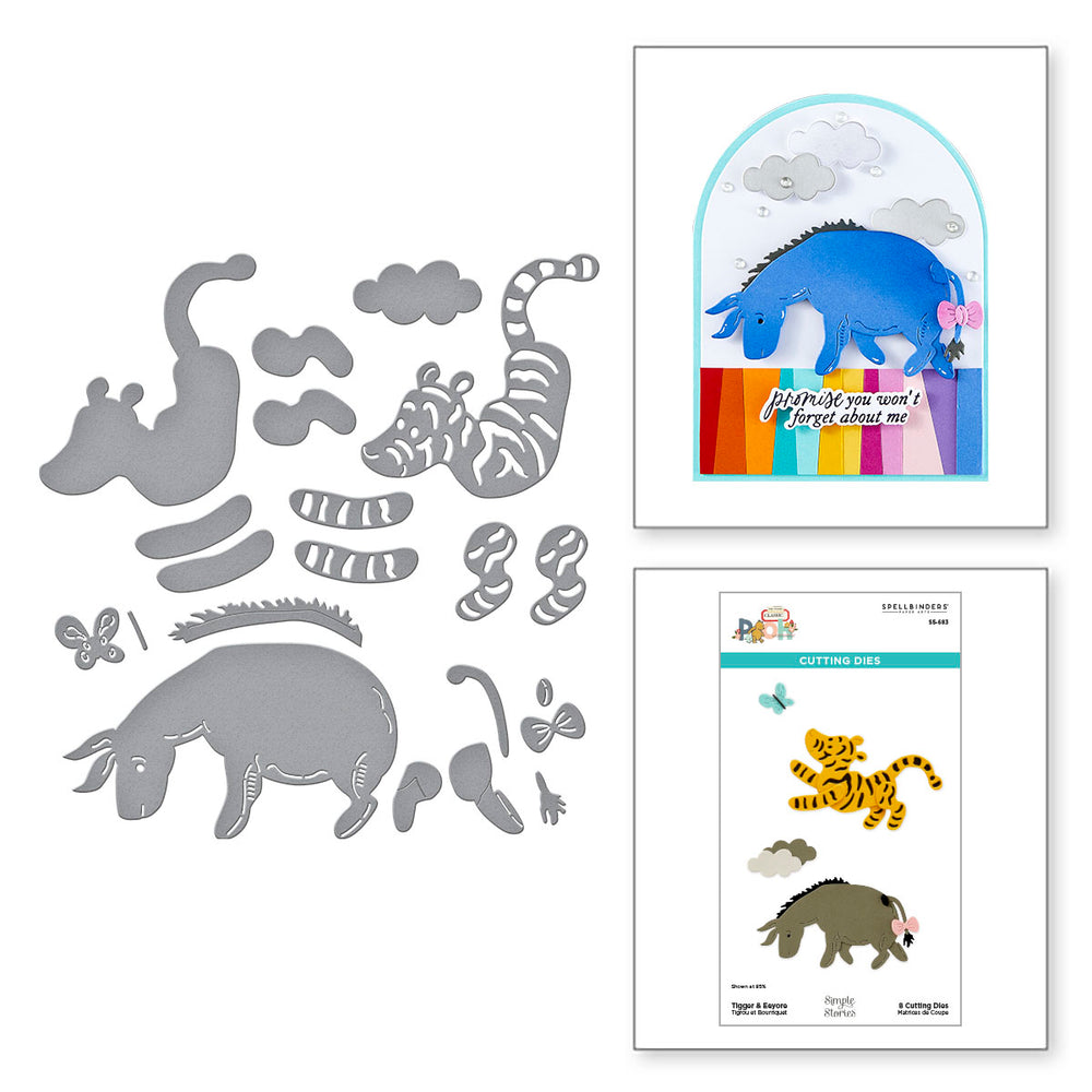 Tigger & Eeyore Etched Dies with Simple Stories