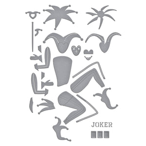 Wild Joker Etched Dies by Jaycee Gaspar