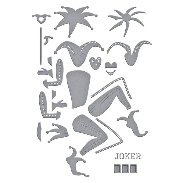 Wild Joker Etched Dies by Jaycee Gaspar
