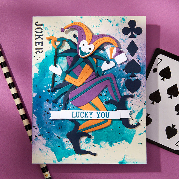 Wild Joker Etched Dies by Jaycee Gaspar