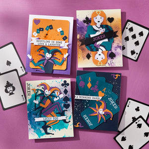 Wild Joker Etched Dies by Jaycee Gaspar