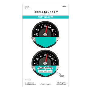 Speedometer Etched Dies by Mindy Eggen