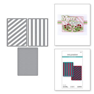 Lots of Stripes Etched Dies by Lisa Horton