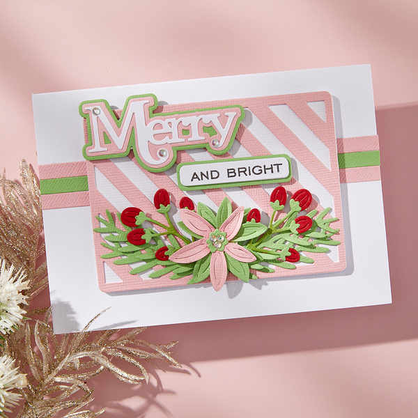 Christmas Foliage Etched Dies by Lisa Horton