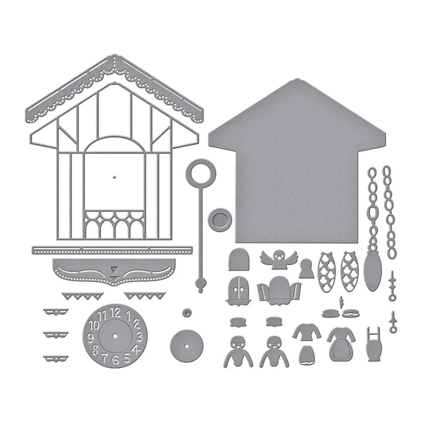 Cuckoo Cottage Etched Dies