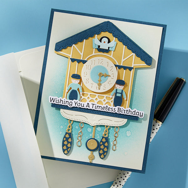 Cuckoo Cottage Sentiments Press + Foil Plate & Die Set