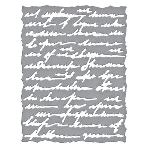 Deckled Edge Script Etched Dies
