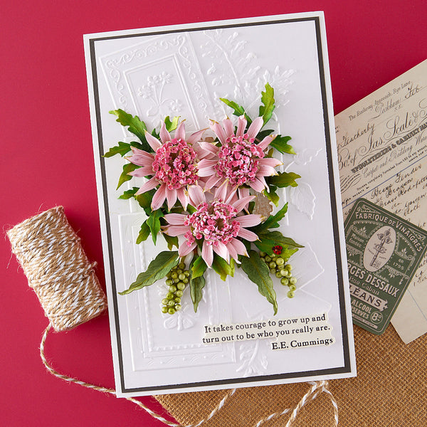 Ode to a Poet 3D Embossing Folder by Susan Tierney-Cockburn