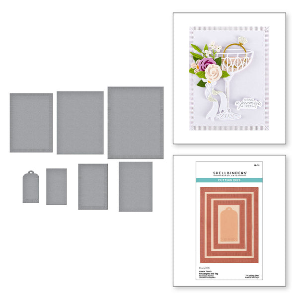 Linear Touch Rectangles and Tag Etched Dies