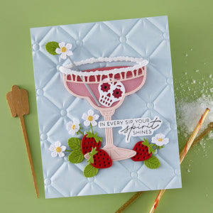 Sip Sip Ole Sentiments Press + Foil Plate & Die Set