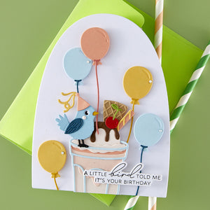 Sip Sip Ole Sentiments Press + Foil Plate & Die Set