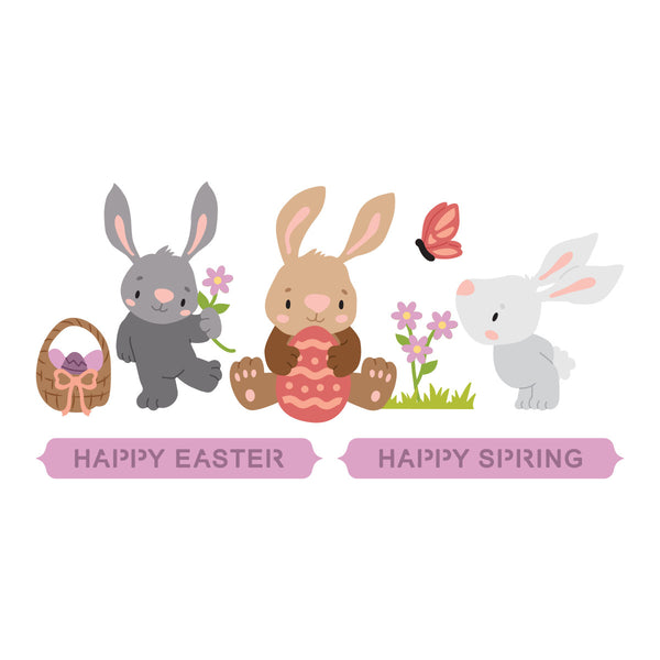 Bunny Buddies Etched Dies by Simon Hurley
