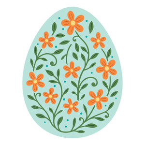 In Bloom Egg Etched Dies by Simon Hurley