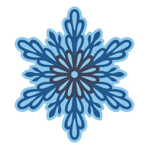 Layered Snowflakes Etched Dies by Lisa Horton