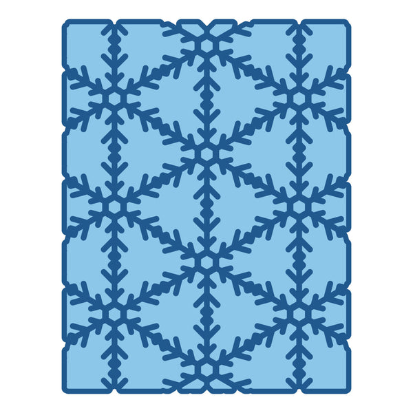 Snowflake Background Etched Dies by Lisa Horton