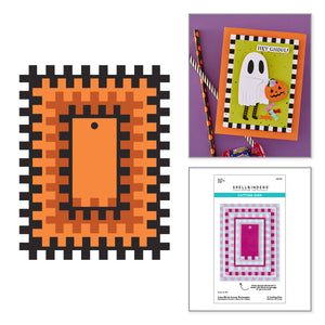 Color Block Accent Rectangles Etched Dies