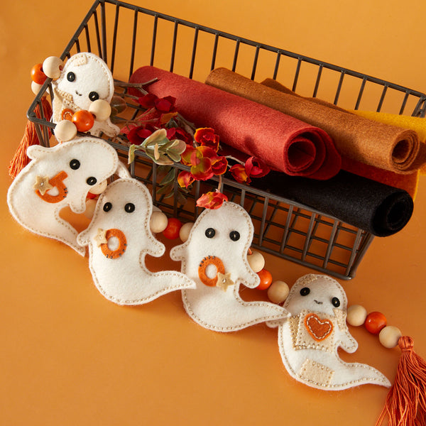 Felt Patchwork Boo Etched Dies by Nichol Spohr