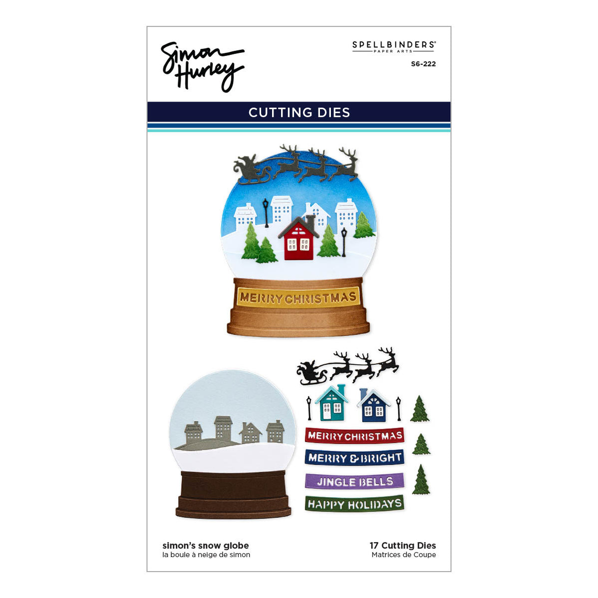 Cartella Goffratura 3D Simon Hurley - Motivo Compleanno Per Carte E Scrapbooking