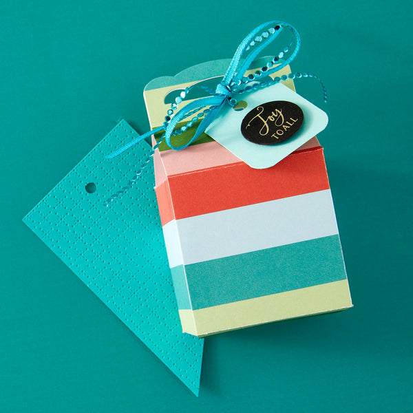 Ribbon Box Etched Dies from the Sealed 3D Christmas Collection