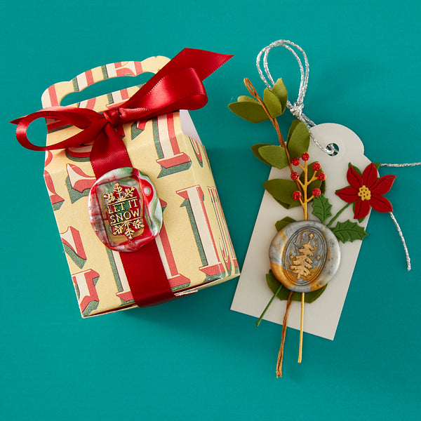 Ribbon Box Etched Dies from the Sealed 3D Christmas Collection