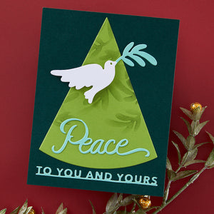 Peace Dove Etched Dies by Stampendous