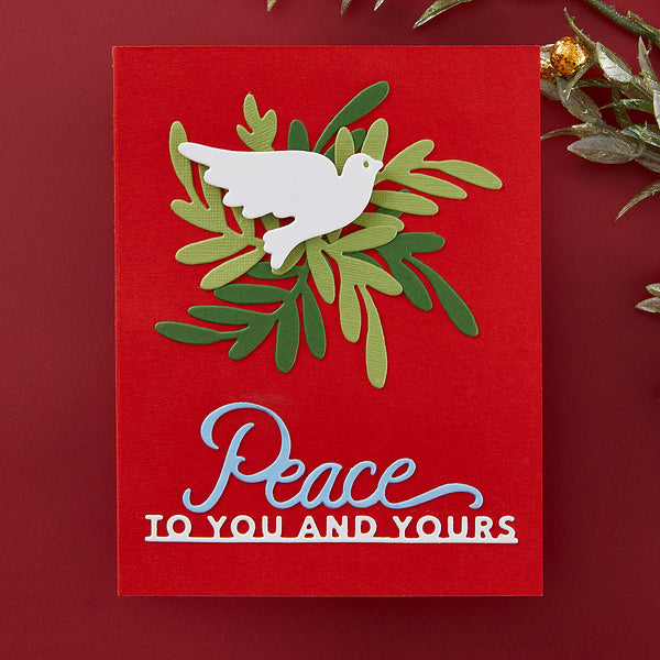 Peace Dove Etched Dies by Stampendous