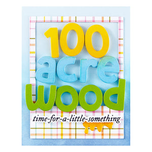 Pooh's Alphabet, Numbers & More Etched Dies with Simple Stories