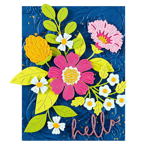 Vivid Blooms Etched Dies