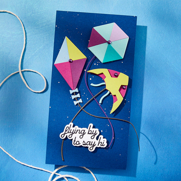 Soaring Sentiments Press + Foil Plate & Die Set by Simon Hurley