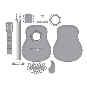 Majestic Guitar Etched Dies by Bibi Cameron