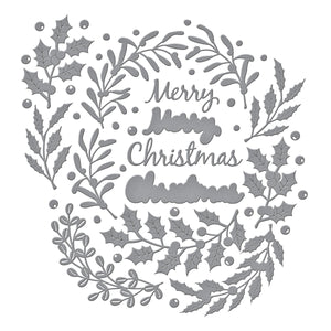 Seasonal Wreath Foliage Etched Dies by Suzanne Hue