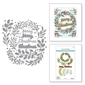 Seasonal Wreath Foliage Etched Dies by Suzanne Hue
