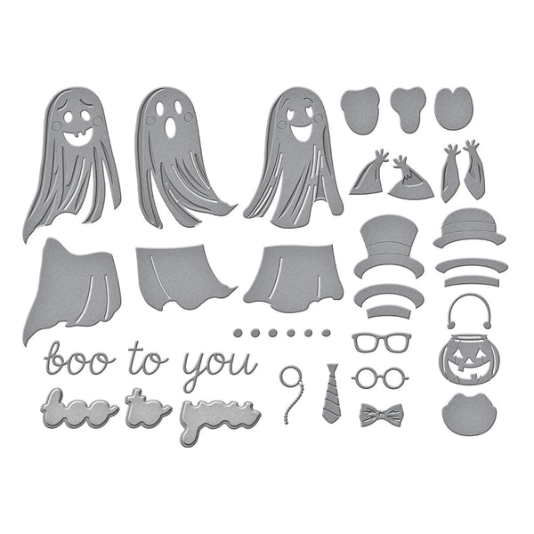 Boo Crew Etched Dies by Simon Hurley