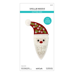 Felt Vintage Santa Etched Dies by Nichol Spohr