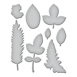 Leaf Prints Etched Dies for Coordinating Stamp Set by Simon Hurley