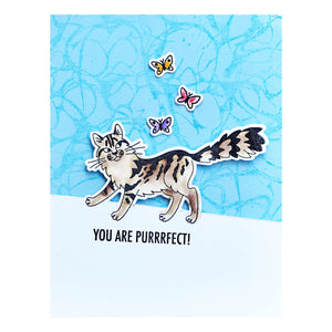 Purrfect Cats Stamp & Die Set by Simon Hurley