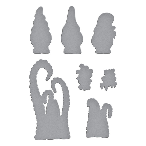 No Place Like Gnome Etched Dies for Coordinating Stamp Set by Dyan Reaveley