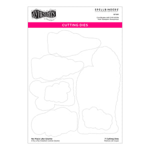 No Place Like Gnome Etched Dies for Coordinating Stamp Set by Dyan Reaveley