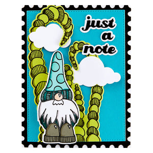 No Place Like Gnome Etched Dies for Coordinating Stamp Set by Dyan Reaveley
