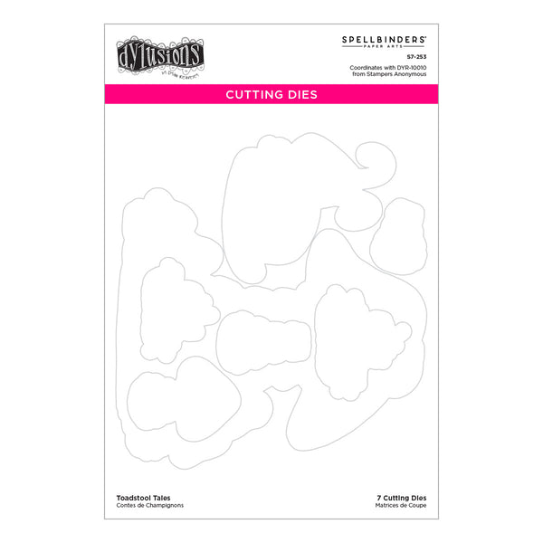 Toadstool Tales Etched Dies for Coordinating Stamp Set by Dyan Reaveley