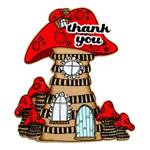 Toadstool Tales Etched Dies for Coordinating Stamp Set by Dyan Reaveley