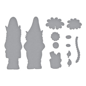 Gnome Sweet Gnome Etched Dies for Coordinating Stamp Set by Dyan Reaveley