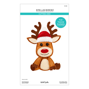 Felt Reindeer Etched Dies from the Felt Stitch & Create Collection by Nichol Spohr